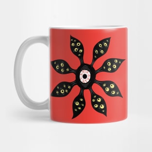 Evil Eye Monster Creepy Weird Art Mug